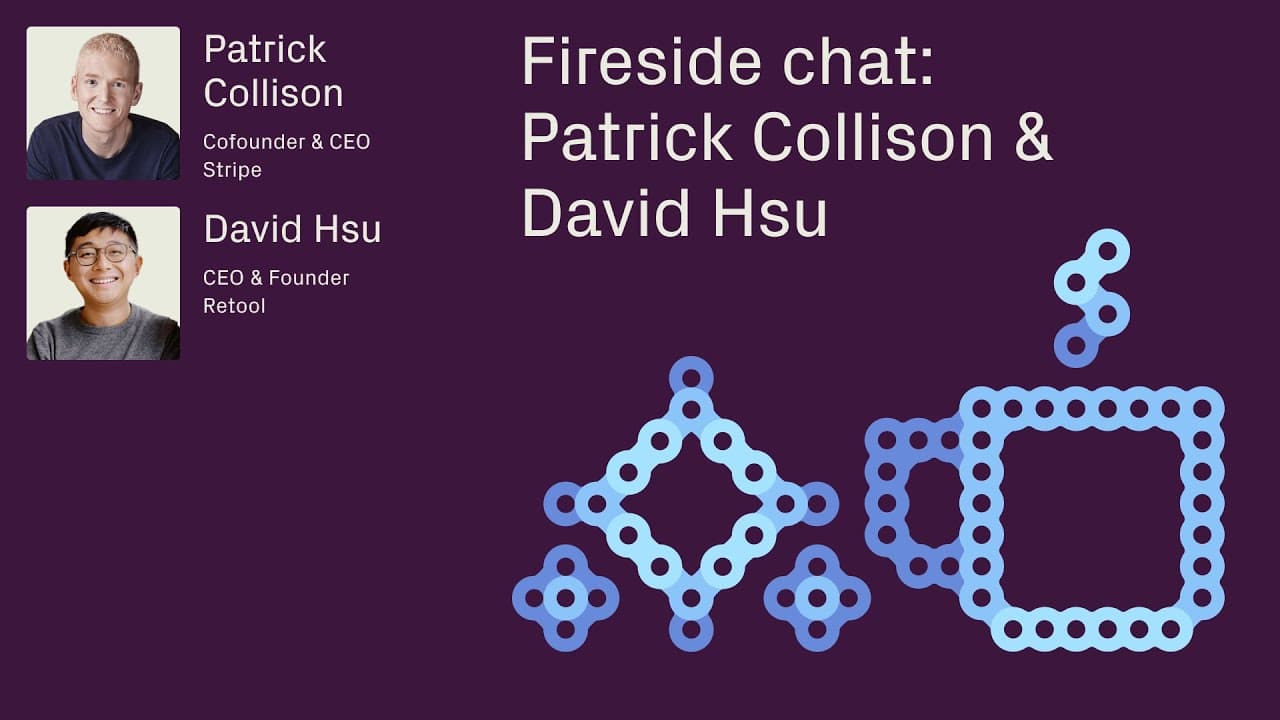 AI's Impact on Enterprise Software with David Hsu and Patrick Collison (Stripe)—Retool Summit 2025