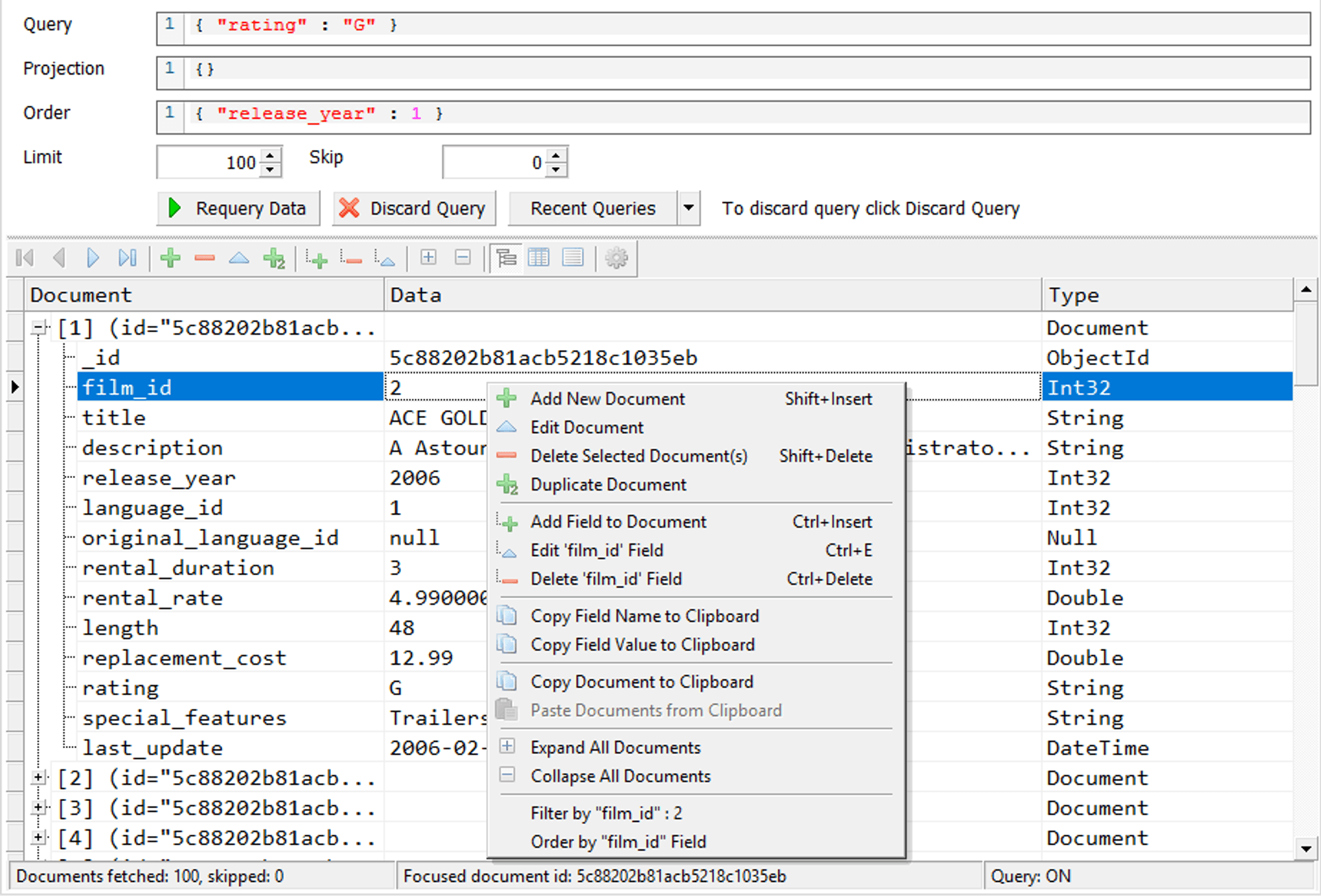 Image courtesy of NoSQL Manager
