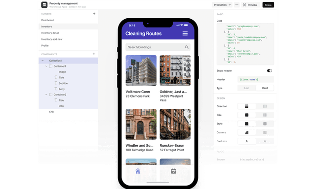 feature for Property Management Mobile App