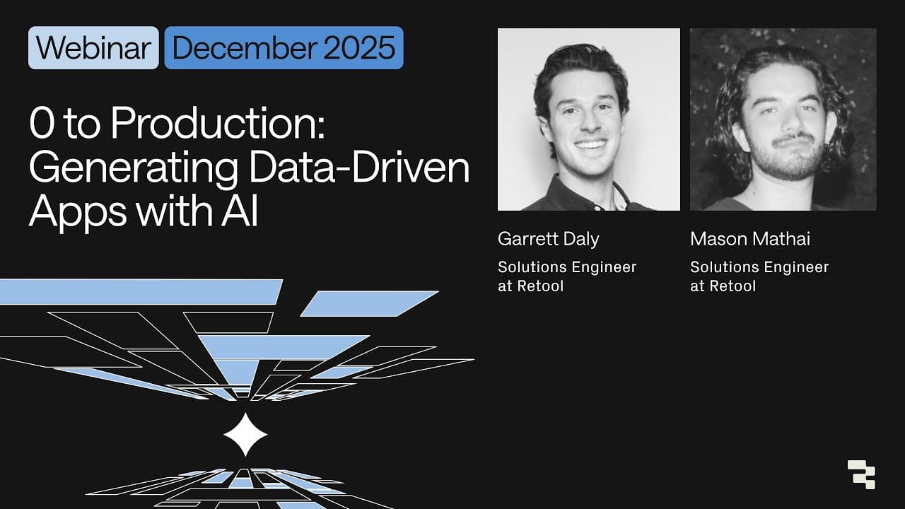 0 to Production: Generating Data-Driven Apps with AI