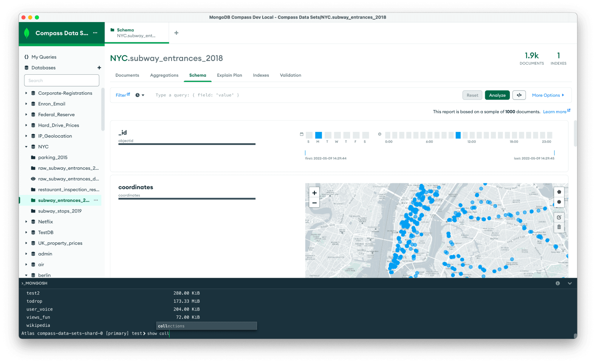 Image courtesy of MongoDB Compass GitHub Repository