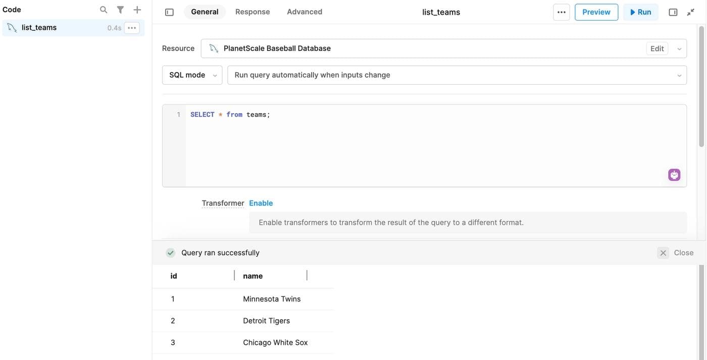 Great teamwork, right there.