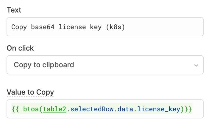 Preventing errors by base64 encoding license keys